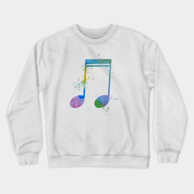 Musical note Crewneck Sweatshirt by TheJollyMarten